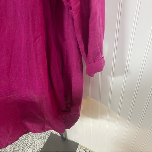 Bryn Walker Vibrant Pink Blouse large - Picture 2 of 8